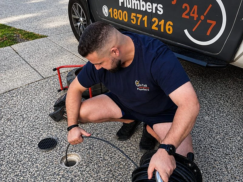 CCTV drain camera inspection in Bentleigh