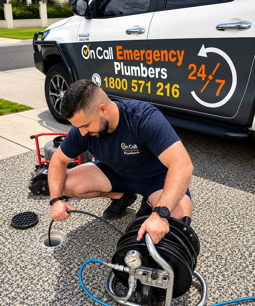 Emergency blocked drain plumber working in Bentleigh