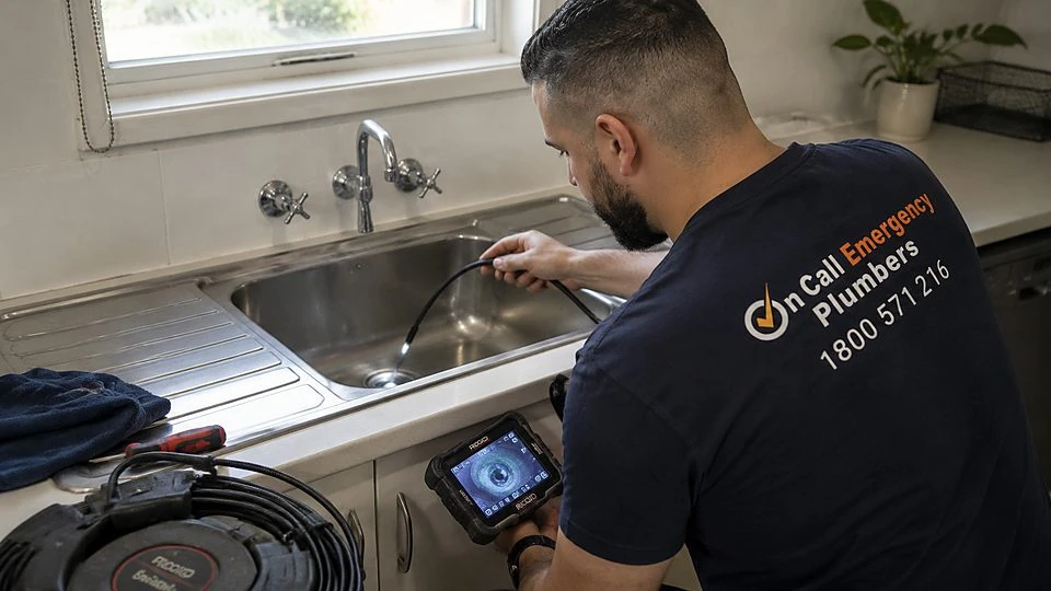 Blocked drain clearing service in Bentleigh
